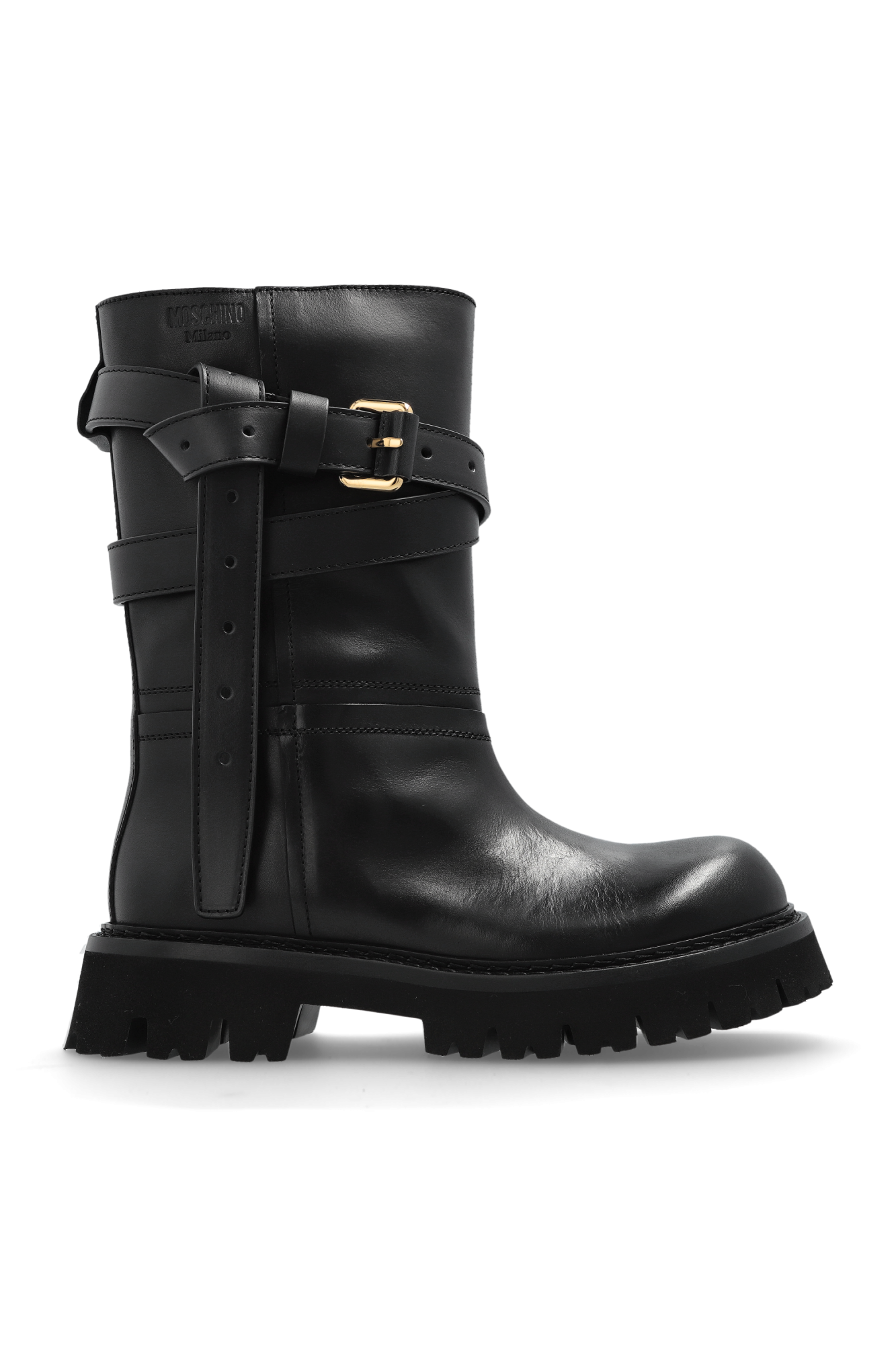ショートブーツ・ブーティ Moschino MA26054G1N.MJ5 Ankle Boots Moschino Leather ankle boots | Women's Shoes | Vitkac
